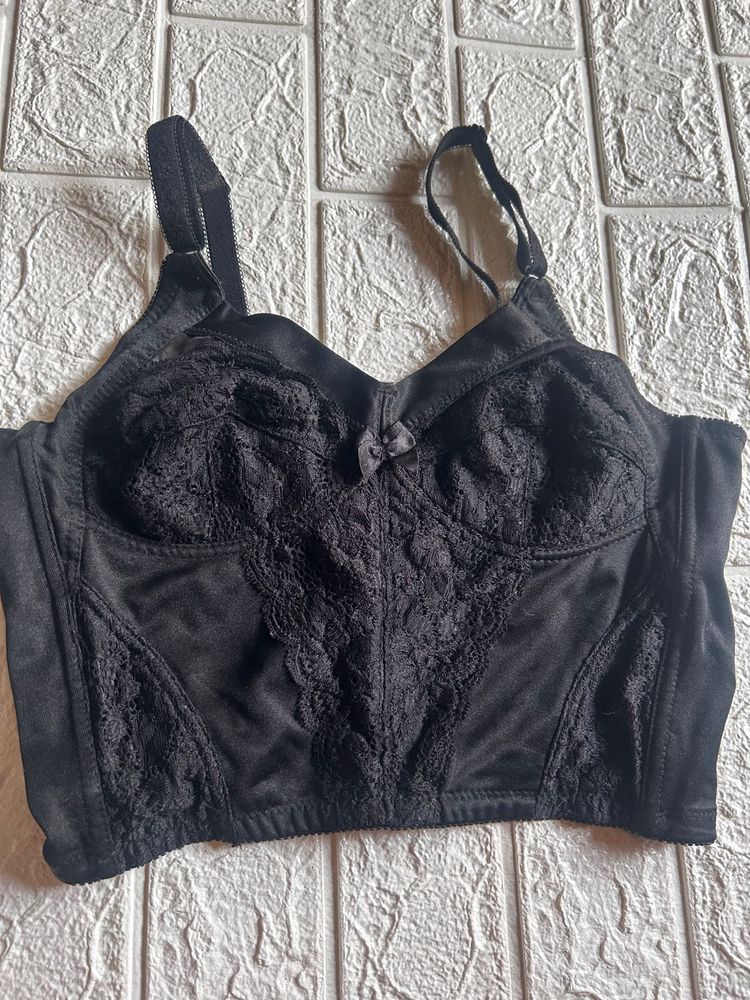 Vintage Black Lace Bra