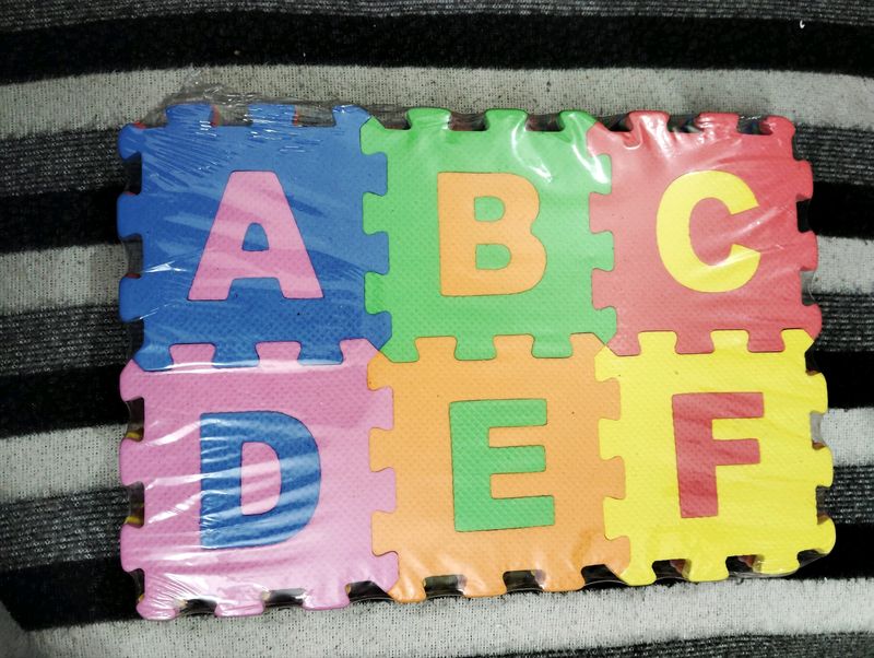 36 Piece Alphabets ABCD FLOOR MATS FOR KIDS