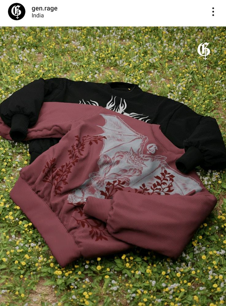 Oversized Premium Sweatshirt By Brand GENRAGE