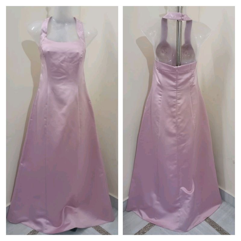 Pink Halter Gown