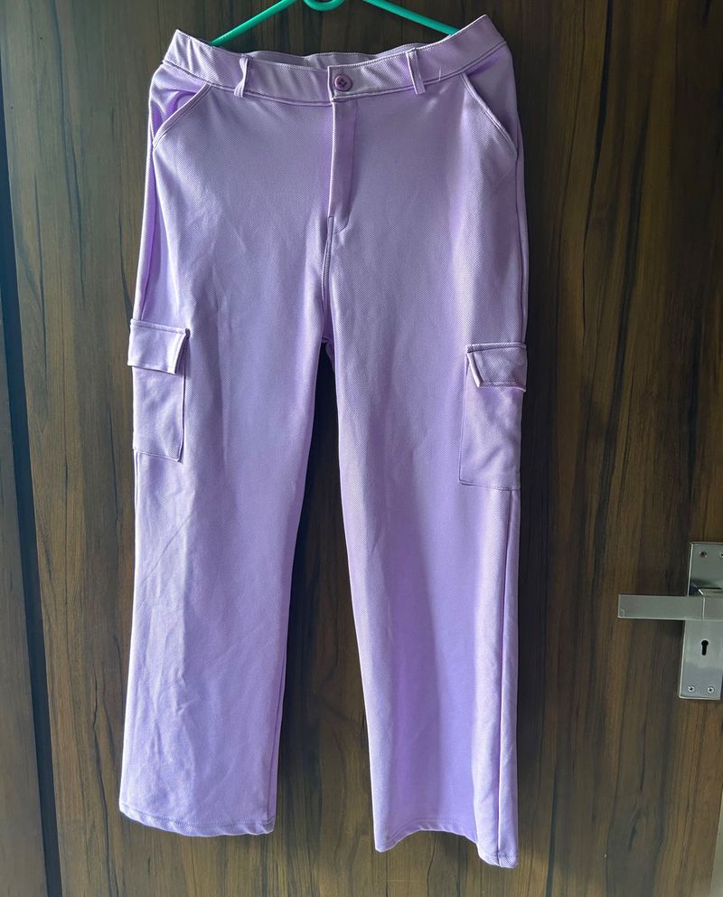 Lilac Cargo Pants
