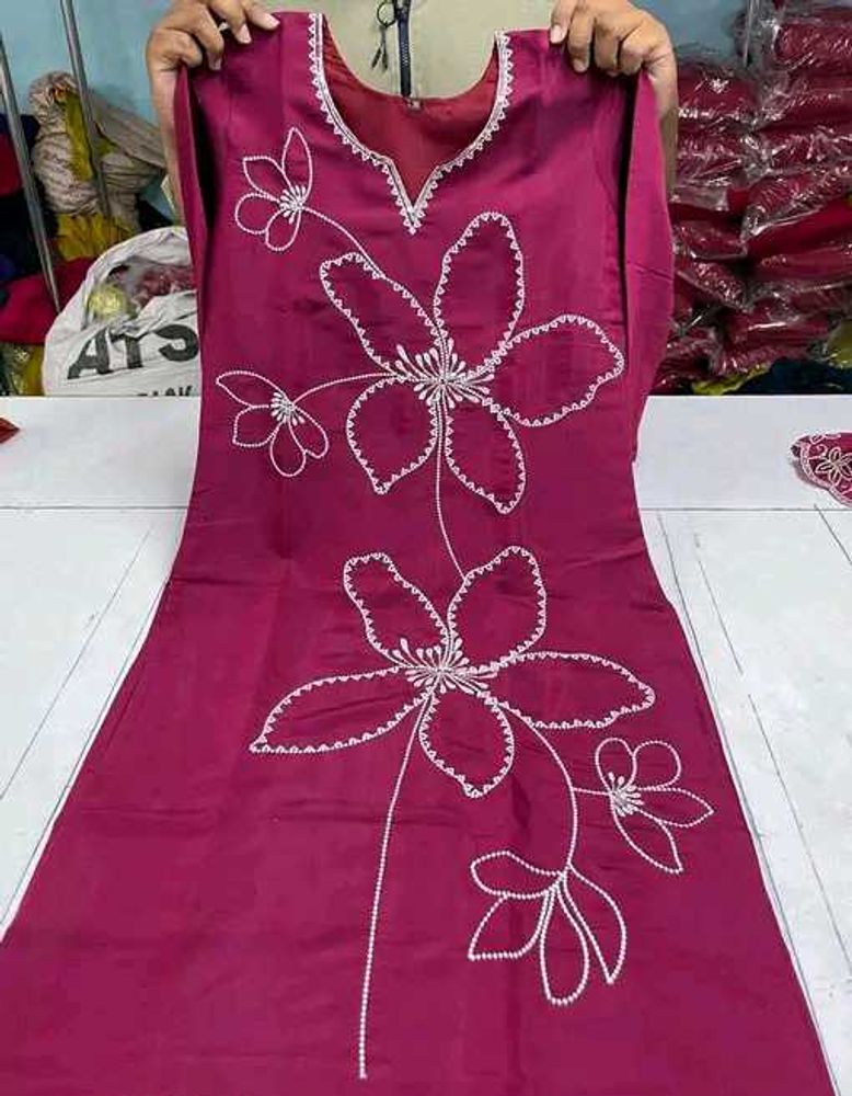 Embroidery Kurti Set