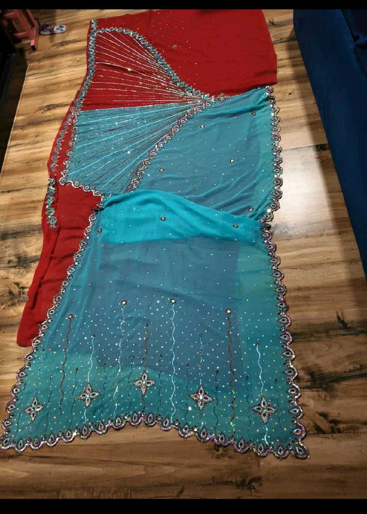 HEAVY HANDWORK SAREE