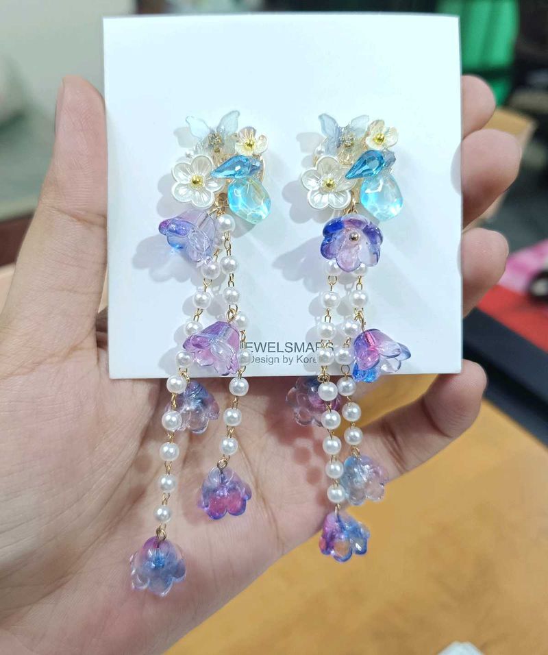 Dreamy Fairycore Flower Earrings
