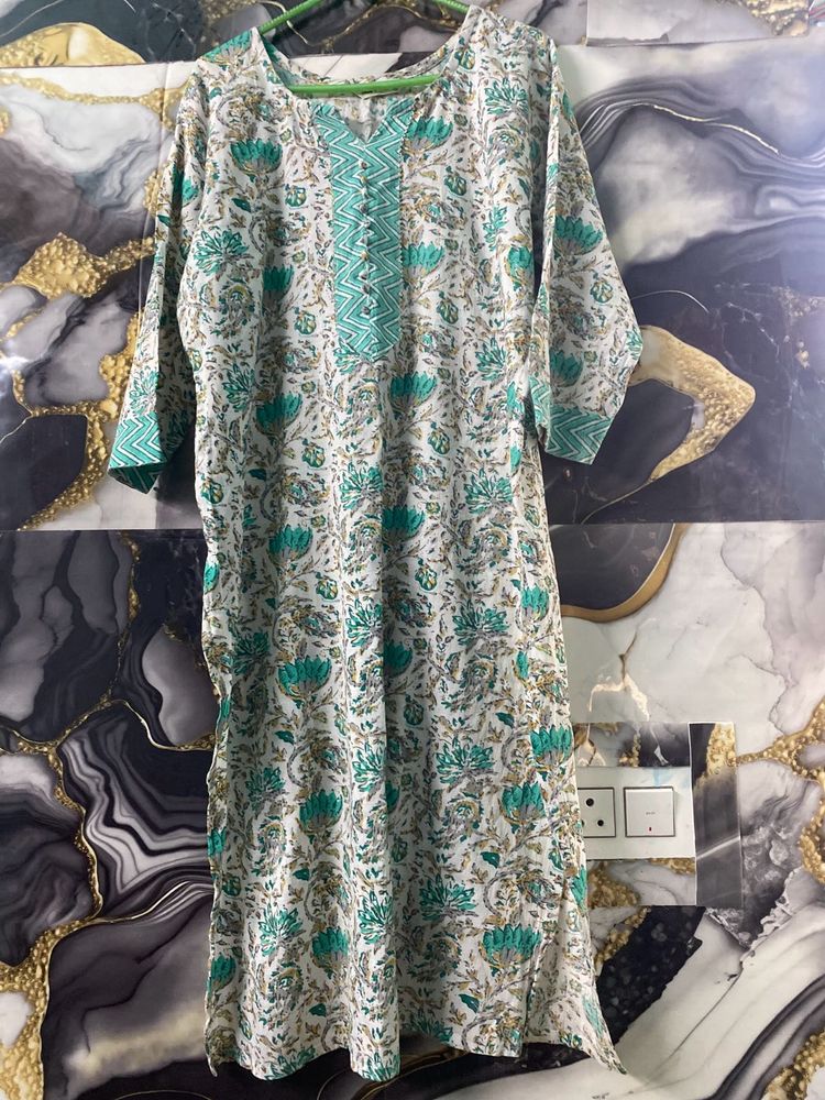 Floral Print brand  New Kurta Set