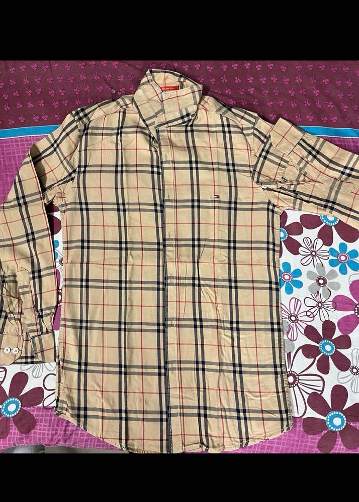 TOMMY HILFIGER BURBURRY PRINTED SHIRT