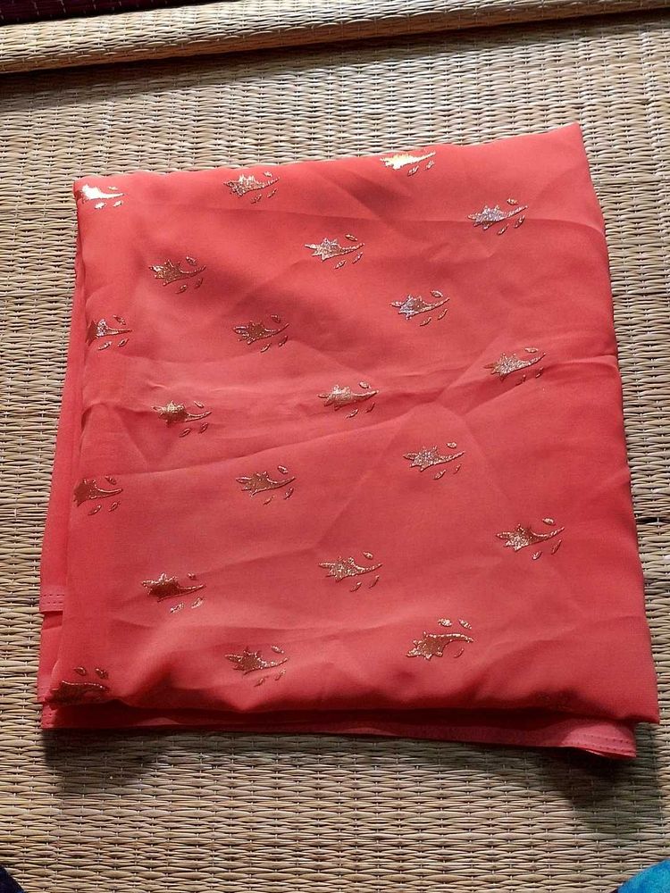 Peach Dress Material