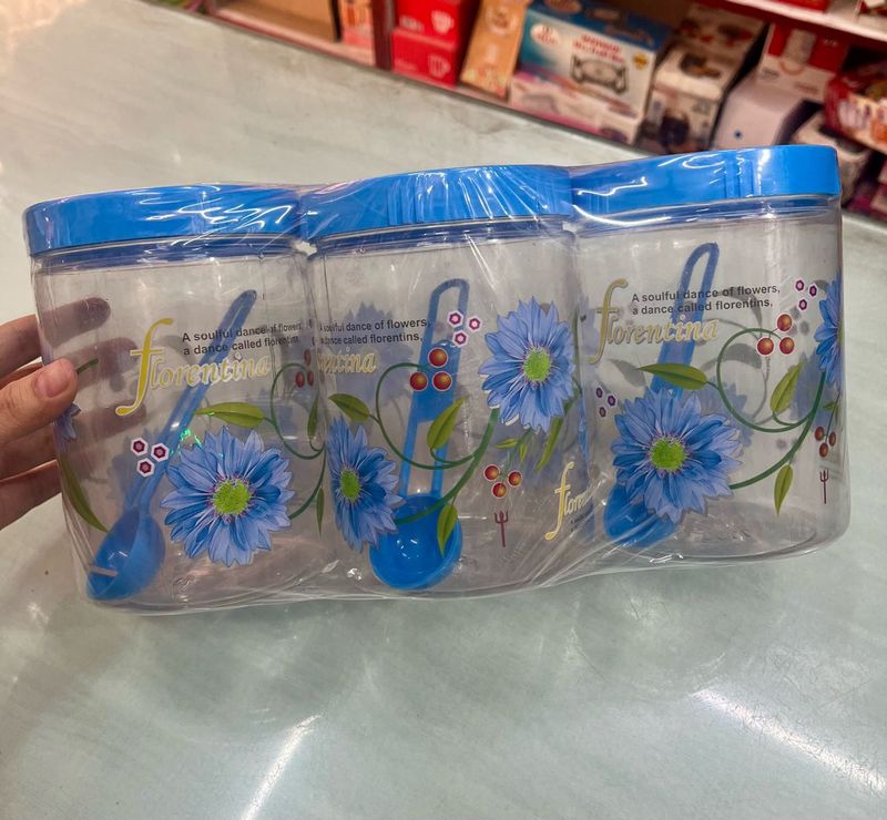 One Set Of 3pcs Container
