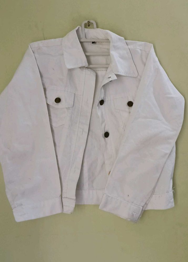 White Denim Jacket