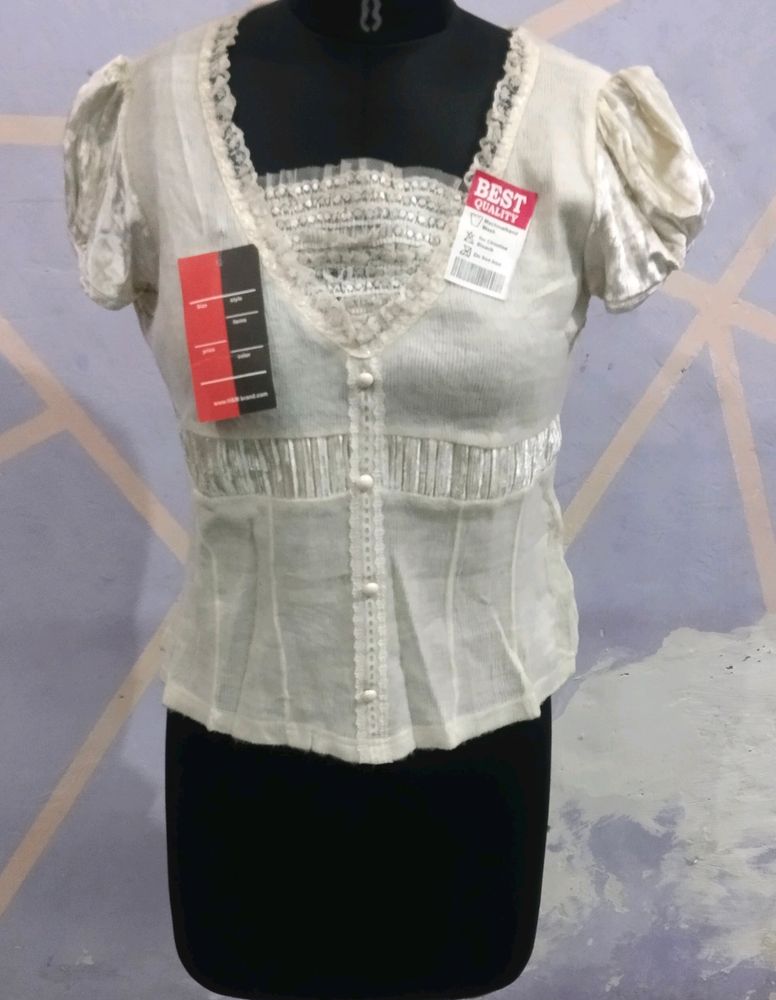 Beautiful Cream Colour Top