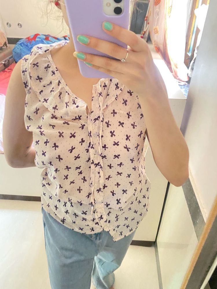 cute bow top