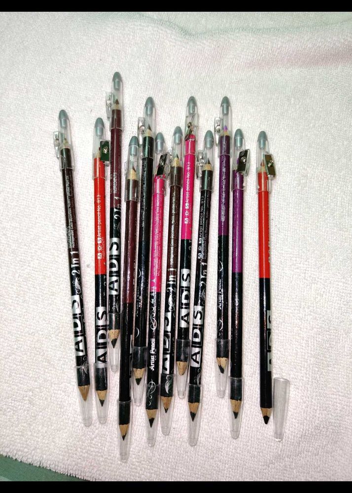 Two In One Lip Liner And Eyebrow Pencil