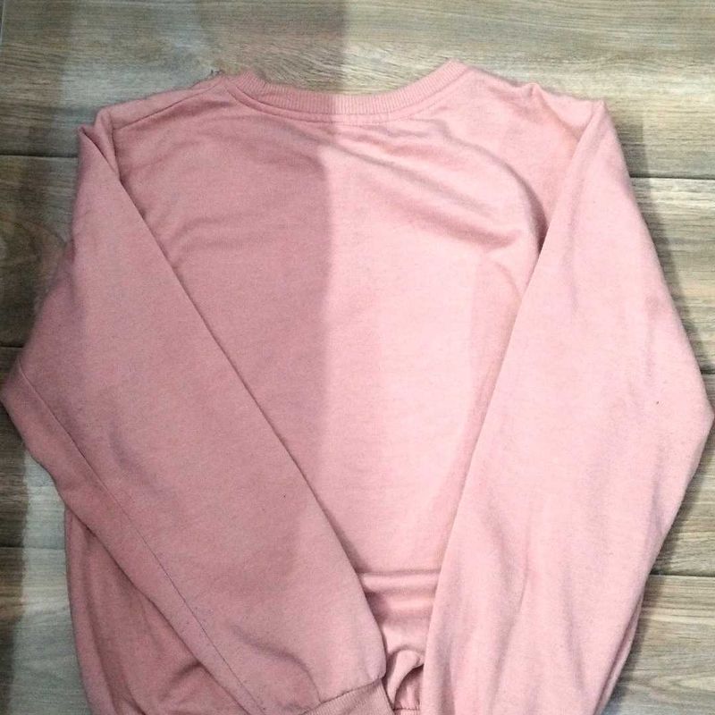 Peach 'C'est l'amour' Sweatshirt