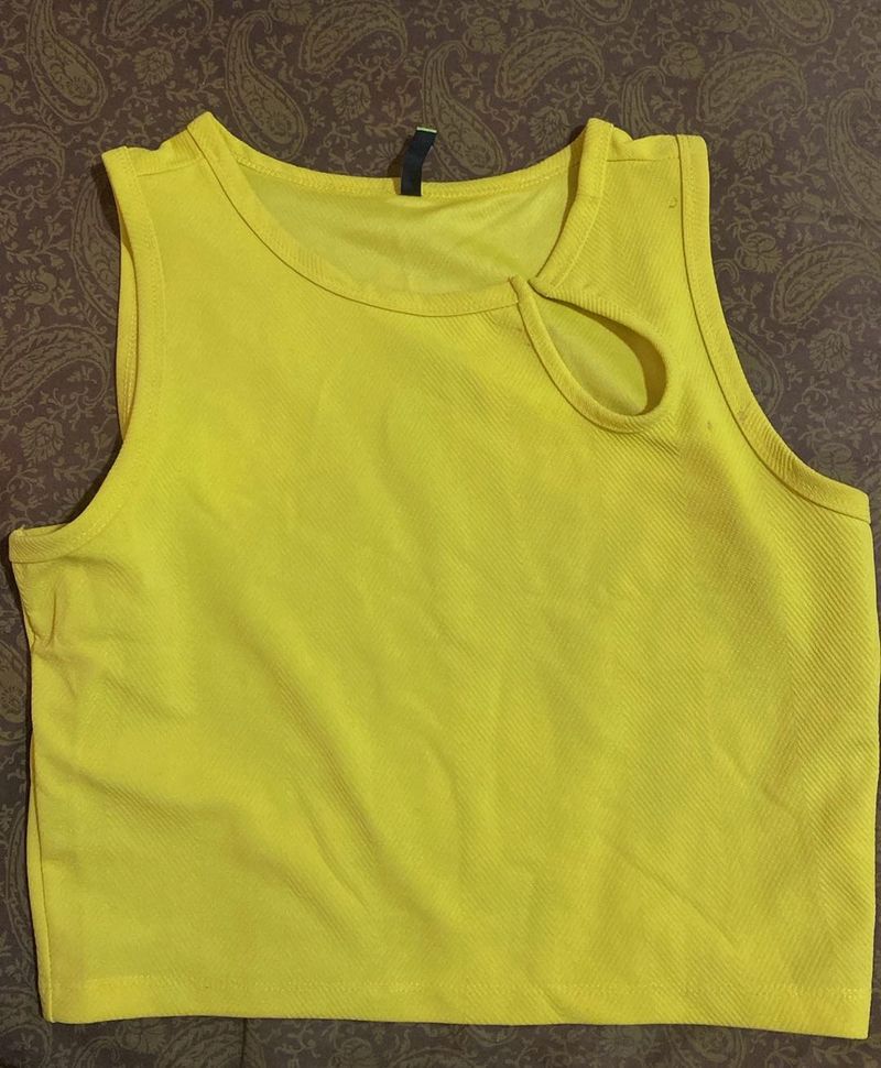 Cutout Crop Top
