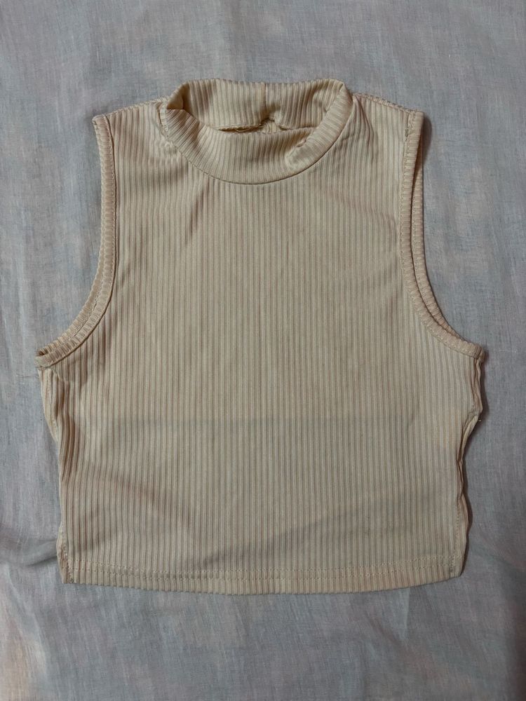 Ribbed backless Tank top❤️