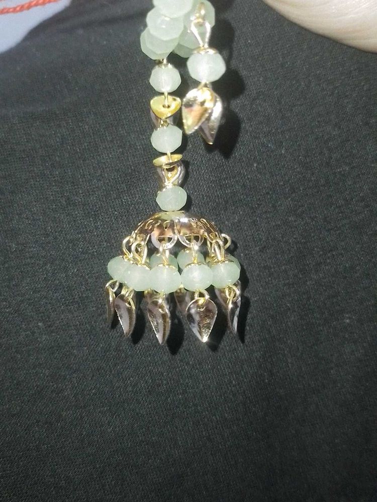 Green Beaded Bracelet