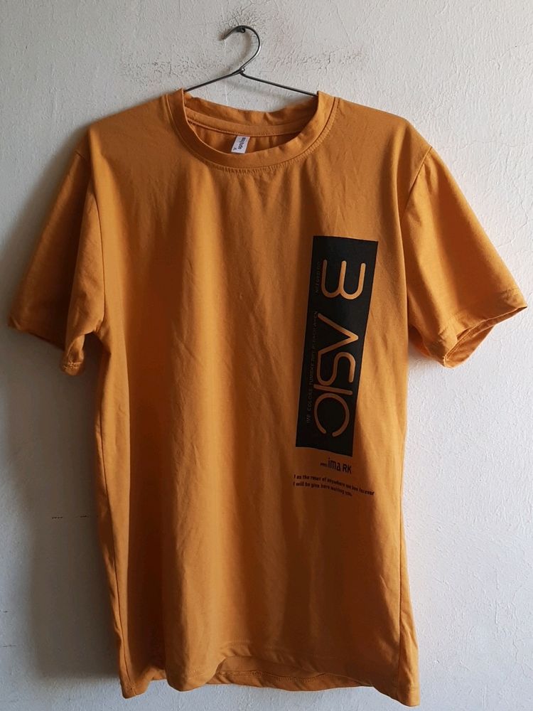 Men&#39;s T-shirt| Chest-38| Yellow