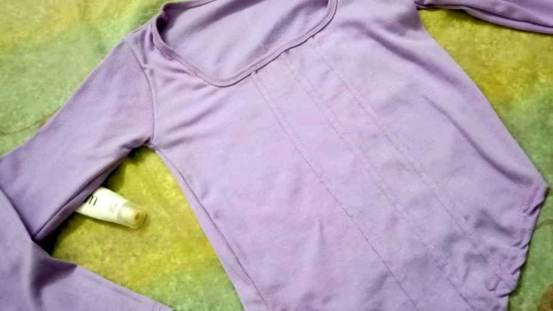 Lilac Colour Beautiful Top