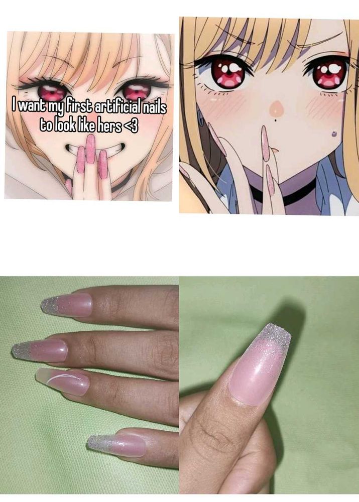 My Dress Up Darling Anime Kitagawa Coded Nails