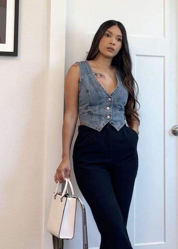 Denim vest