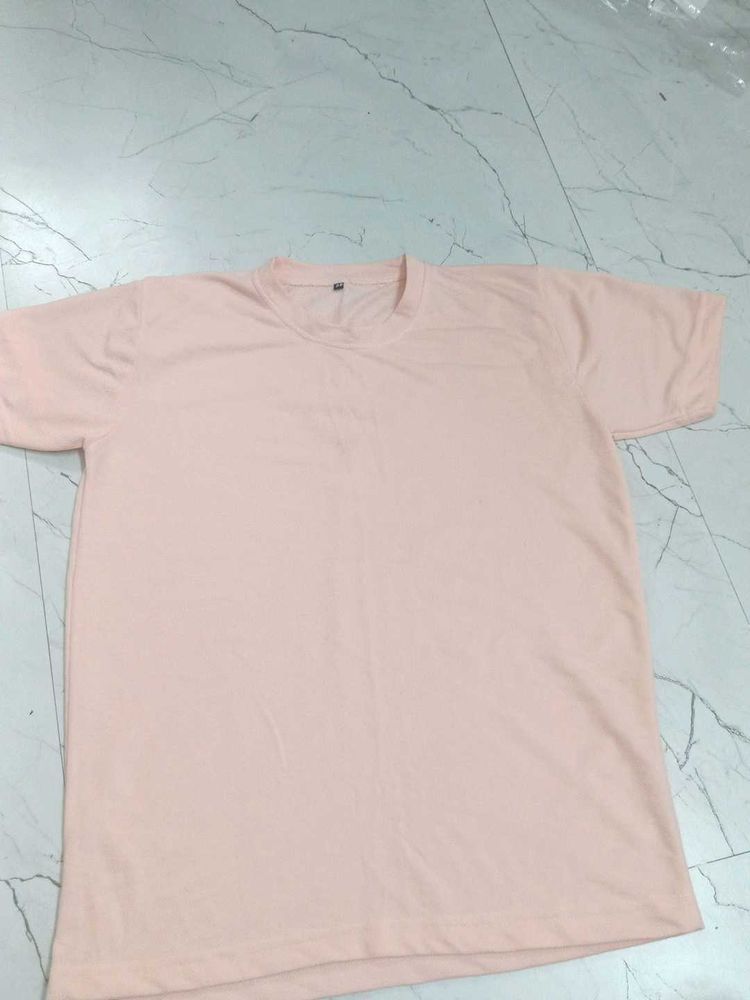 Peach Basic Tee