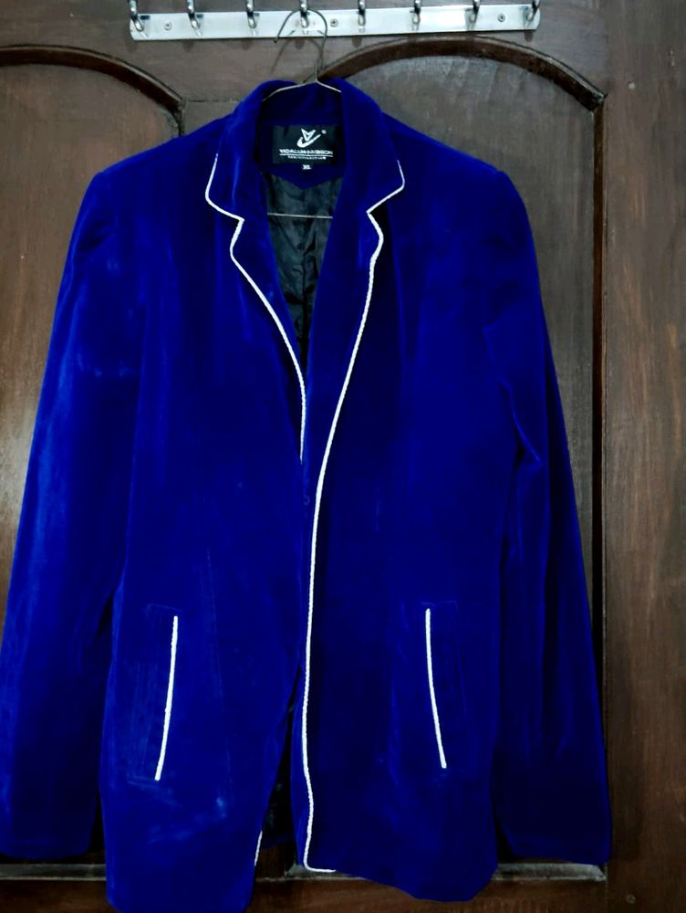 Blue Velvet Blazer