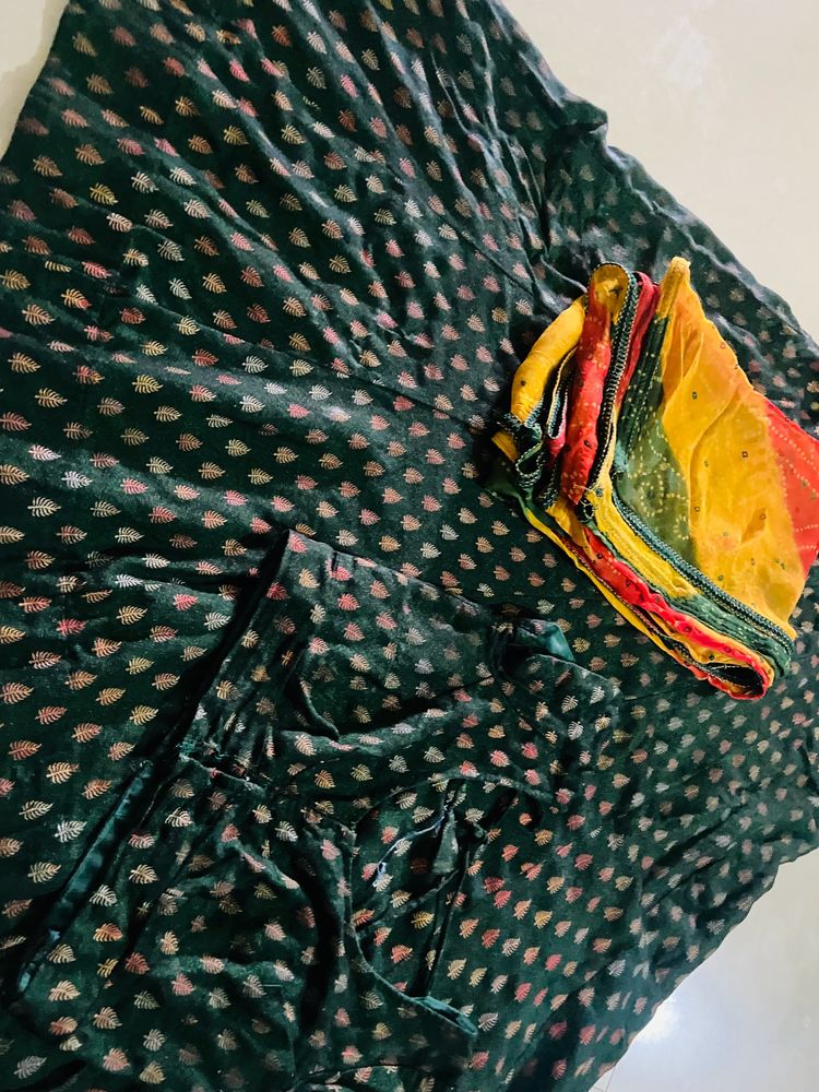 Lehenga, Blouse With Odhani