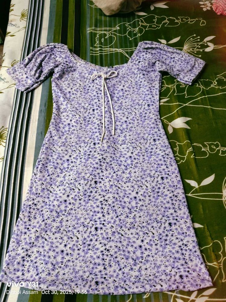 Floral Print Mini Dress