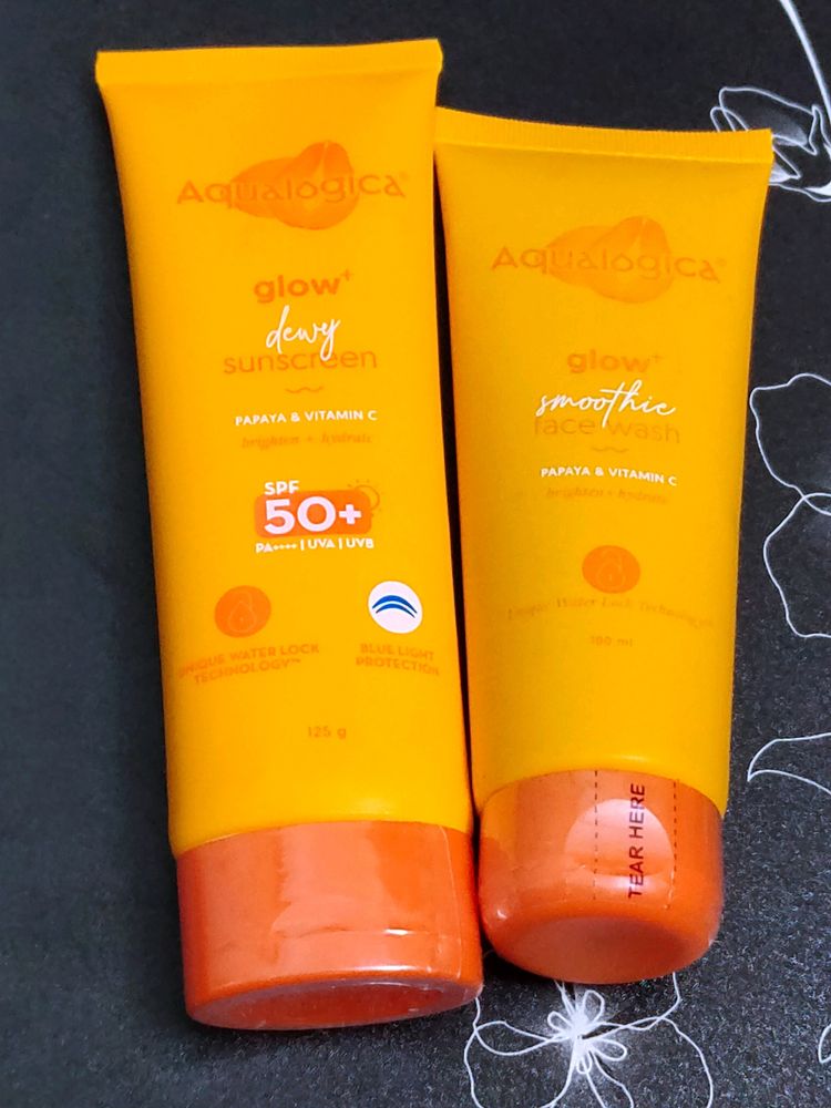 Aqualogica Sunscreen And Face Wash