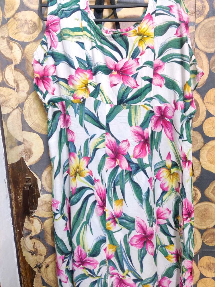 Floral Print  Aline Maxi Dress