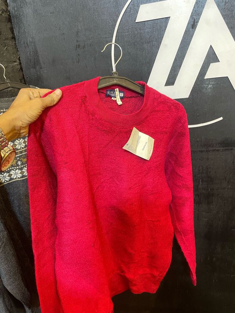 Red Pullover Sweater