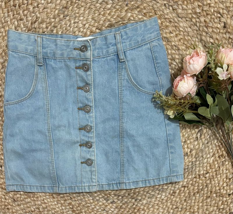 Cute Denim Skirt