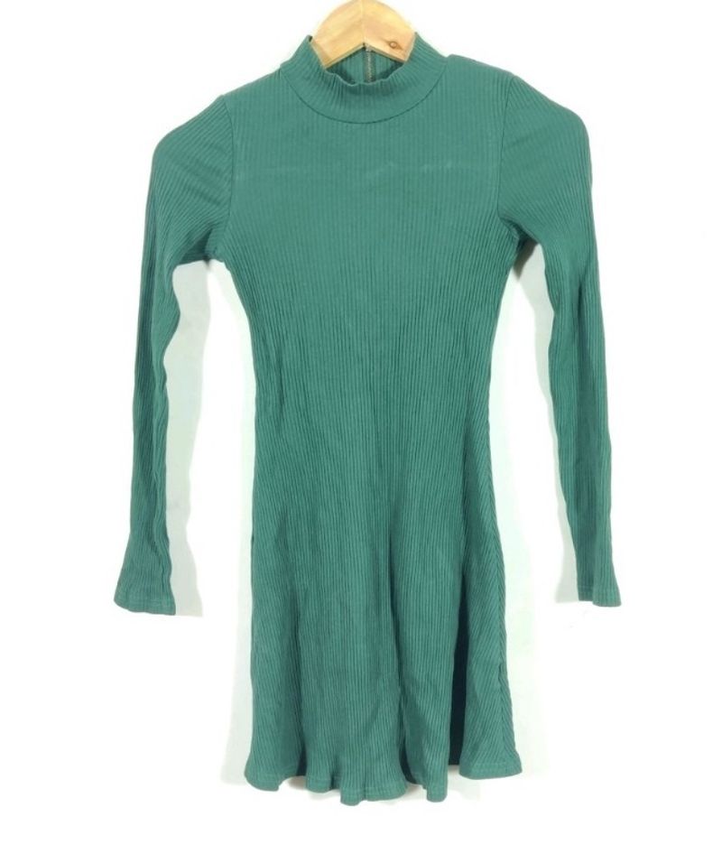 SHEIN Green Bodycon Winter Dress