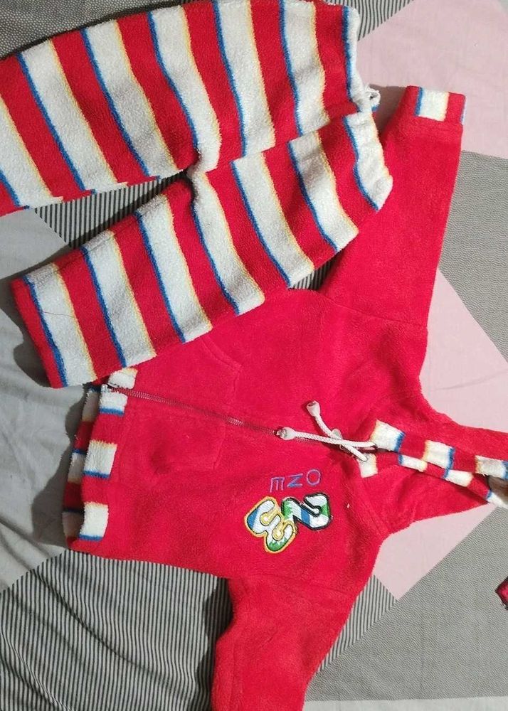 Red Striped Kids Outfit