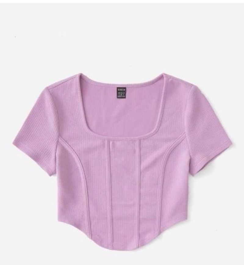 Lilac Corset Style Top