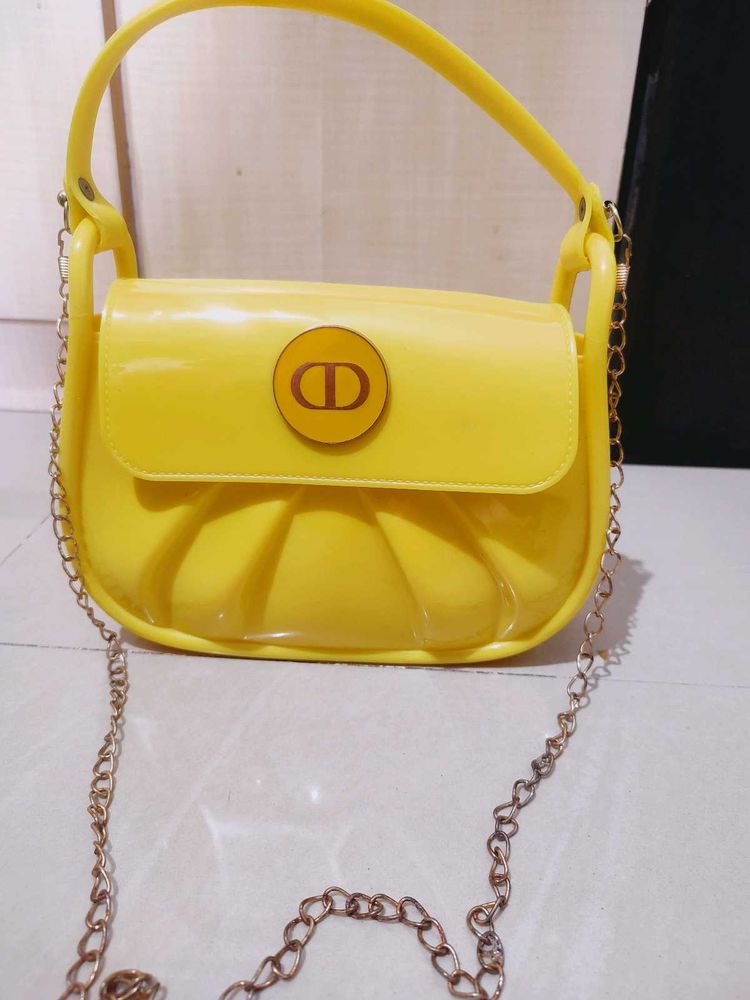 Yellow Crossbody Bag
