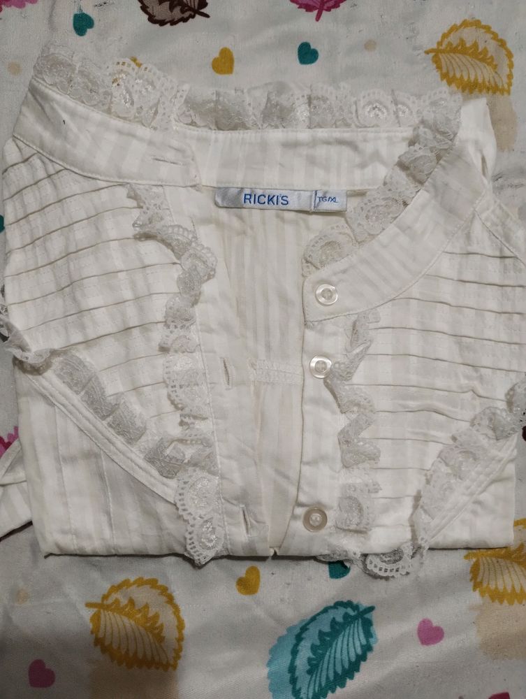Korean Style Ruffle Blouse