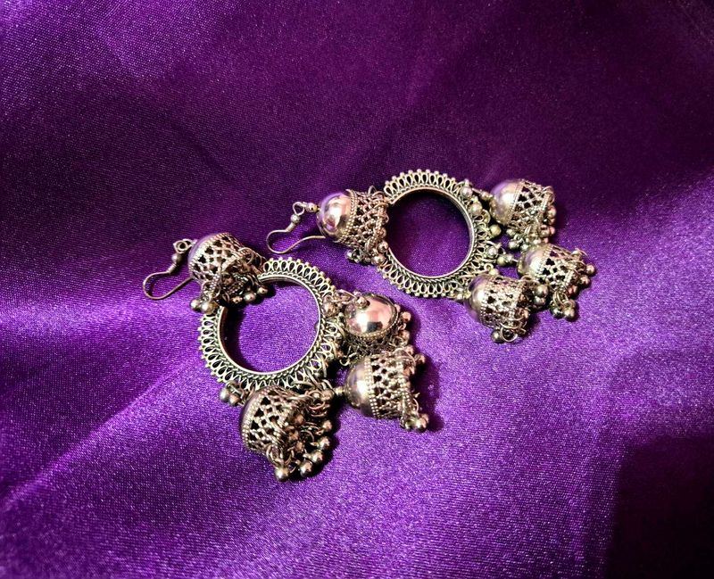 Oxidised Earrings