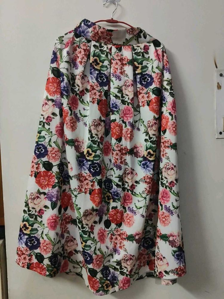 Floral Print Skirt
