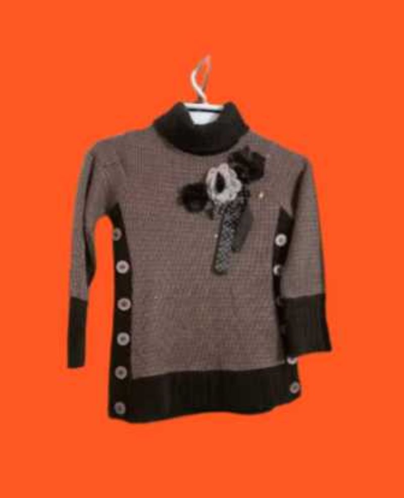 Highneck Party Wear Sweater
