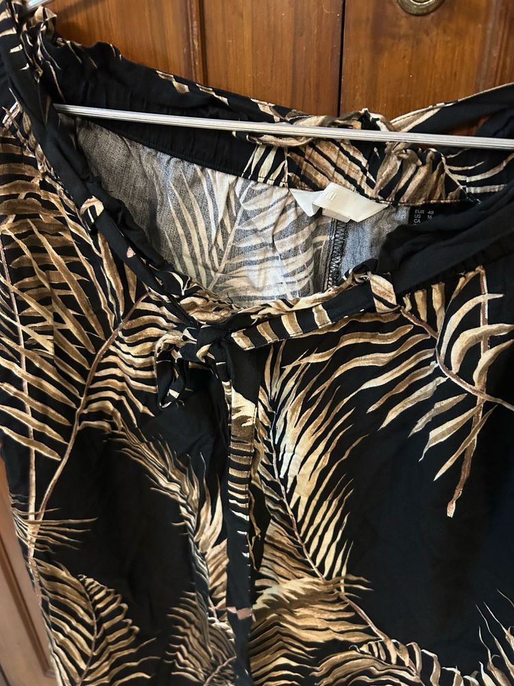 Tropical Print Pants