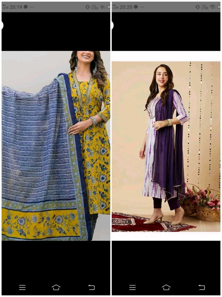 2 elegant kurta pent set