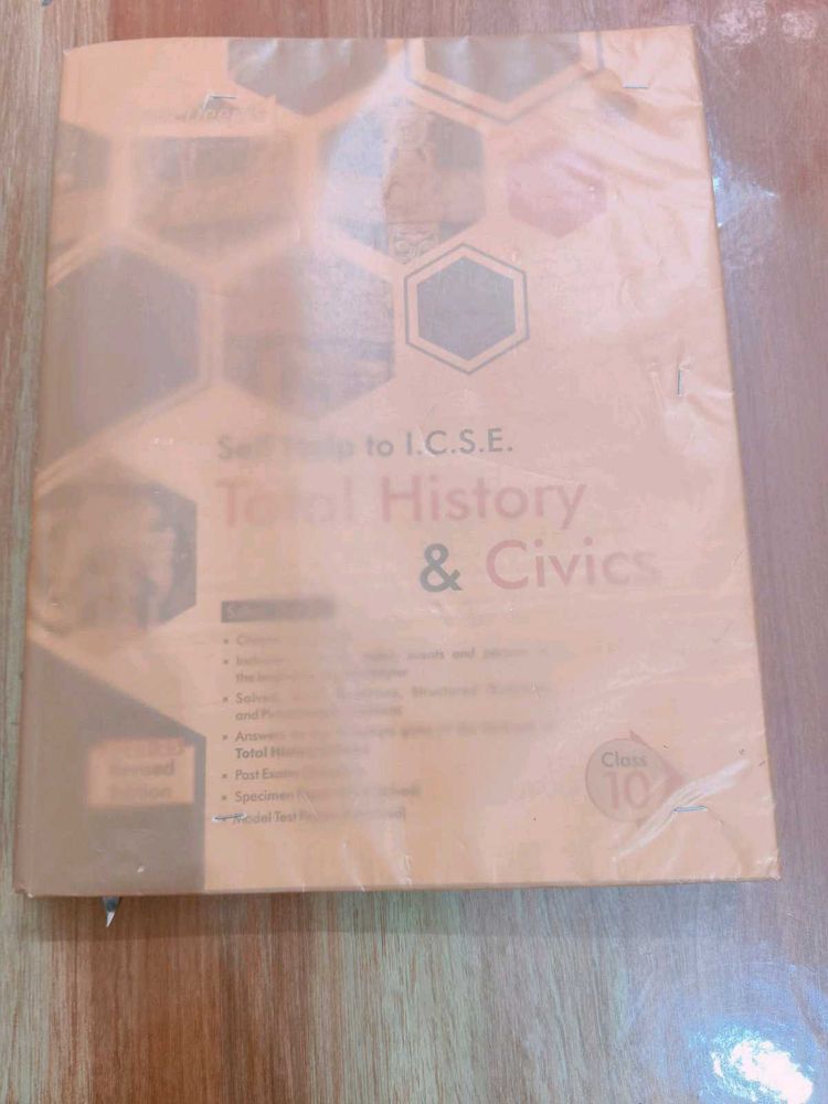 Icse 10 History Self Help Book