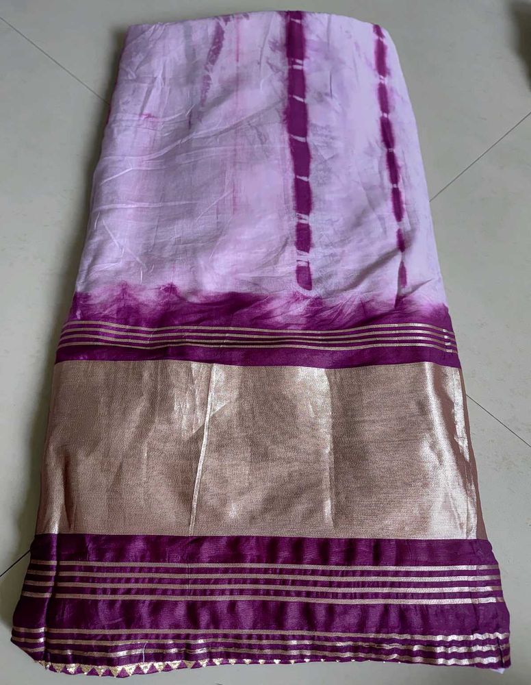 Purple  Saree