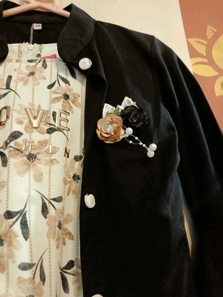 Floral Dress and Jacket Set