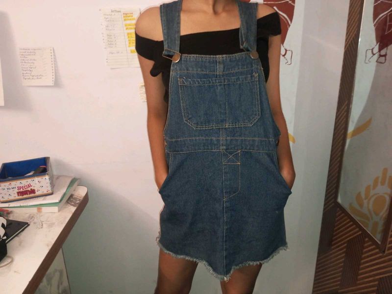 Women Denim Short Jumpsuit