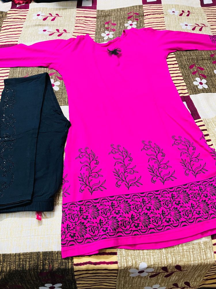 Pink Kurta Set