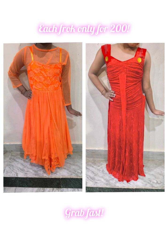 set of 2 princess dress for little girls!