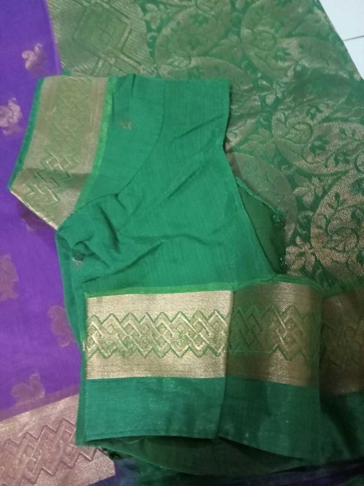 Festive Wear Zari Cotton Saree