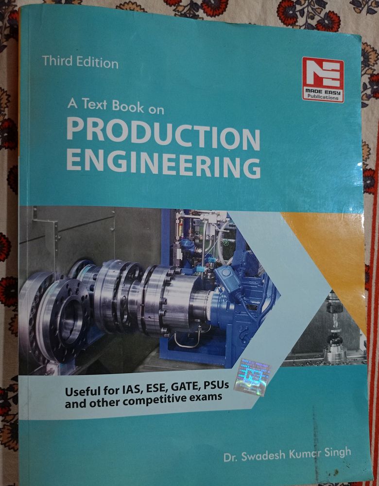 A Textbook On Production Engineering